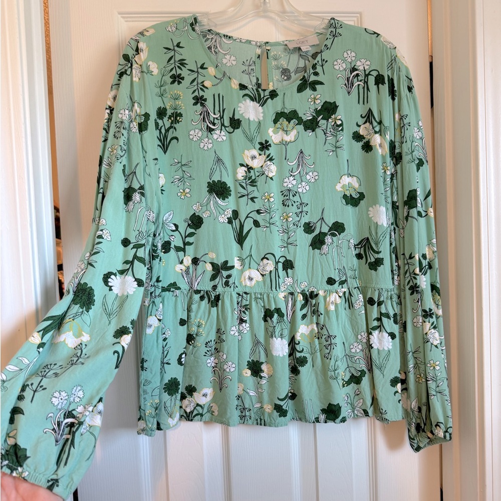Loft Fit Flare Top